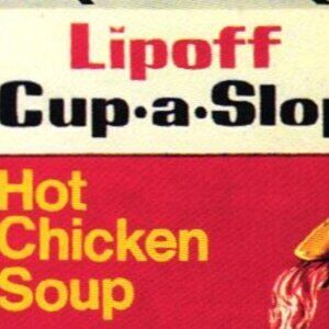 2008 Topps Wacky Pack Flashback '74 Card #37 Lippoff Cup of Slop Sticker Die Cut